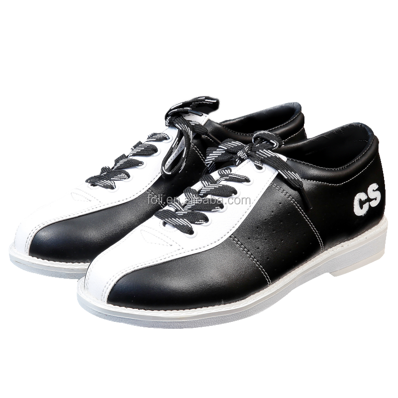 Trendy black leather bowling shoes Bowling Equipment Manufacturers