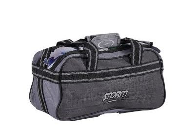 Grey canvas durable bowling bag (4)