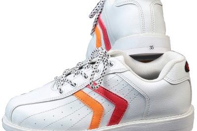 Pu leather white bowling shoes (5)