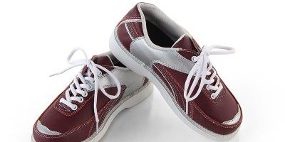 Vintage style leather bowling shoes (1)