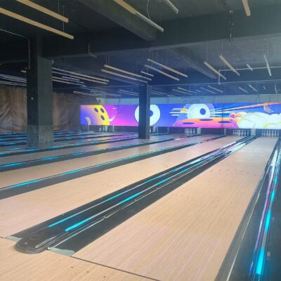 Factory supply amusement park bowling lanes durable