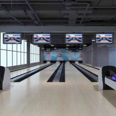 Bowling lanes for amusement parks from supplier