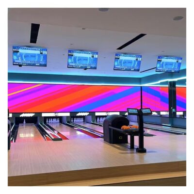 Bowling ball return for amusement bowling centers
