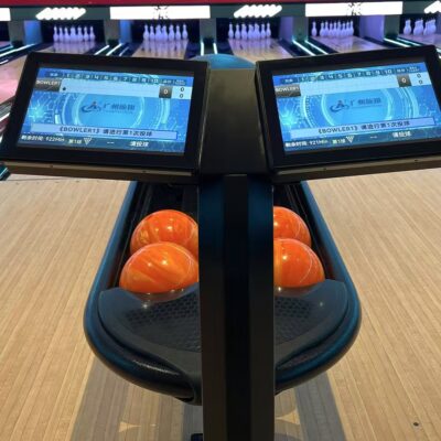 Custom indoor sports bowling ball return system