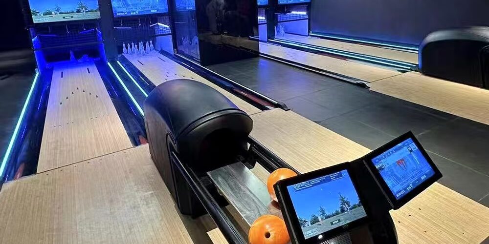 Custom indoor sports bowling ball return system