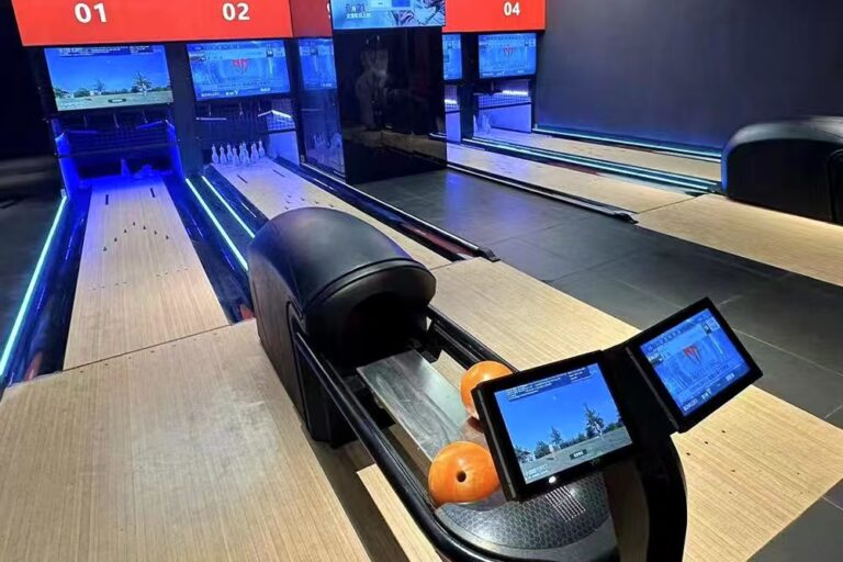 Indoor Bowling Ball Return Custom Design (6) Custom indoor sports bowling ball return system