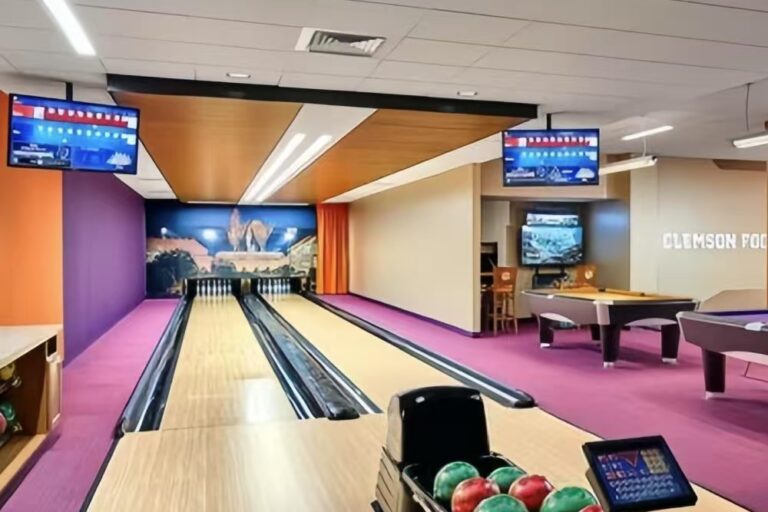 Indoor Bowling Lanes Custom Design (6) Custom professional indoor sports bowling lanes