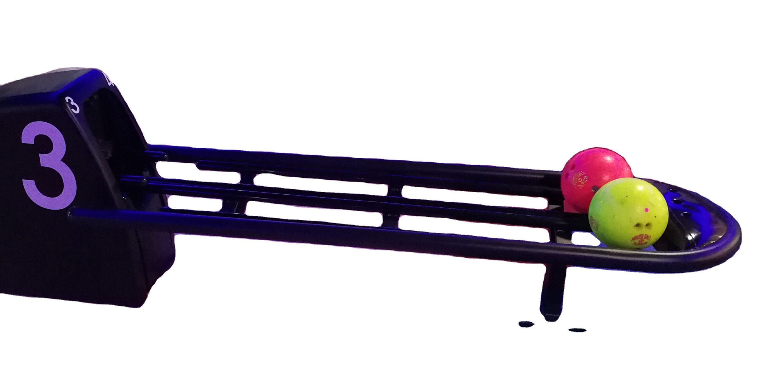 Bowling Ball Return Hood and Rack