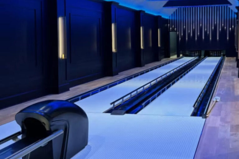 Premium Customized In-Home Private Bowling Lane (4) Residential Home Bowling Lane
